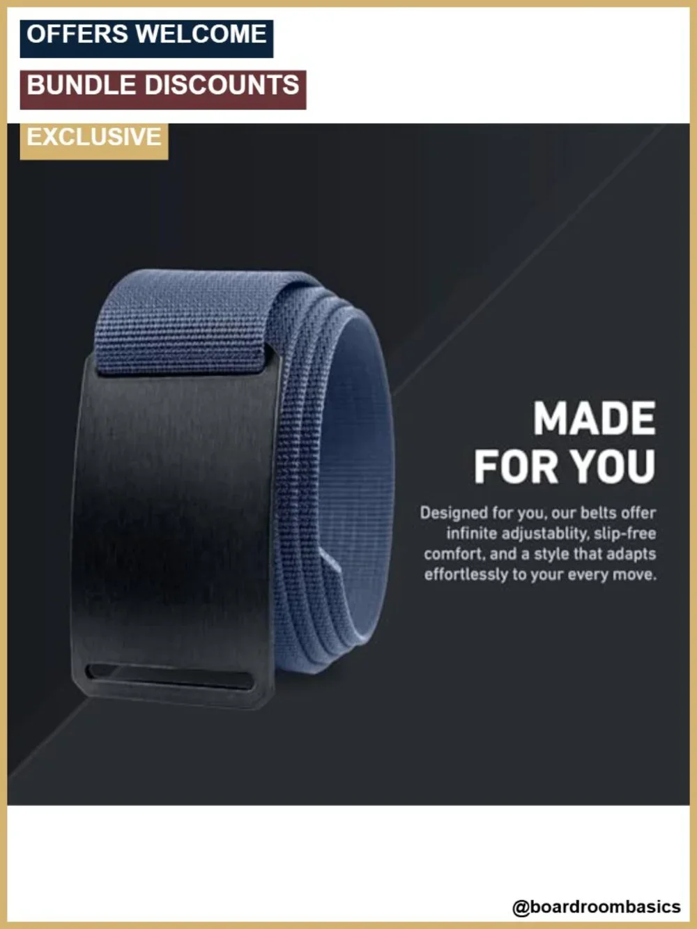 Tactical Belt Adjustable No-Hole Nylon Aluminum Buckle